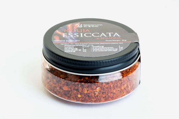 Nduja Essiccata – Peperoncino Gourmet Calabrese vaso da 30g